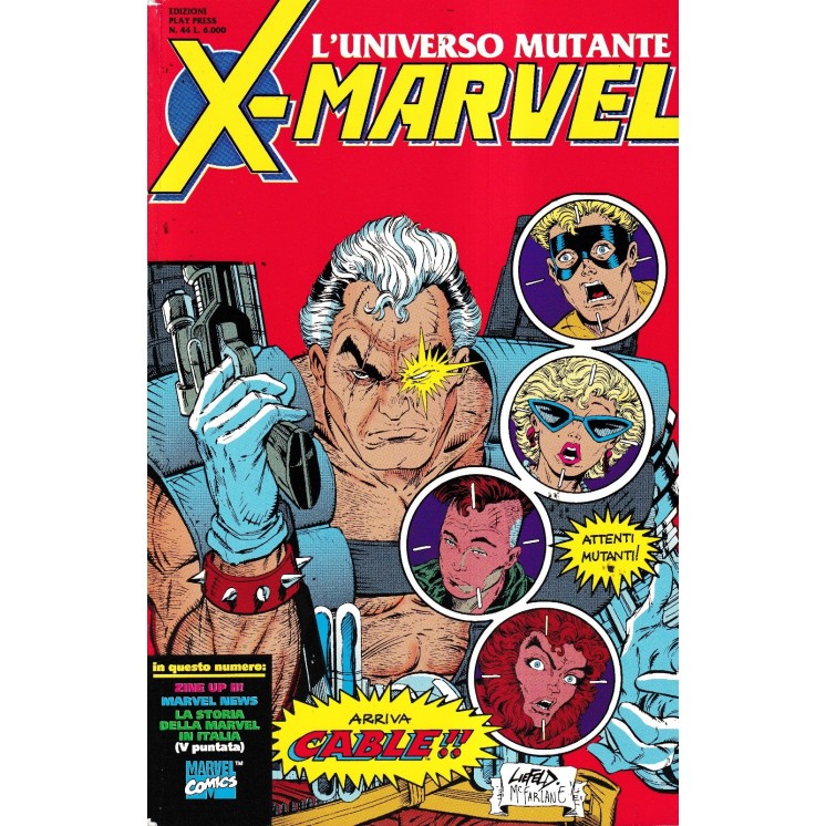 X-Marvel 44 universo mutante di Chiarello ed. Play Press