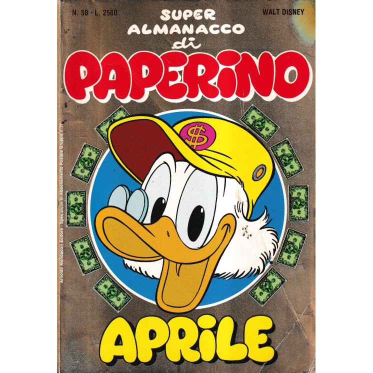 Super almanacco di Paperino 58 aprile II serie di Disney ed. Mondadori FU06