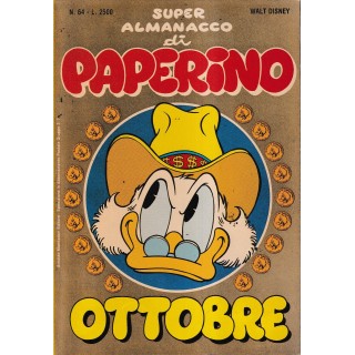 Super almanacco di Paperino 64 ottobre II serie di Disney ed. Mondadori FU06