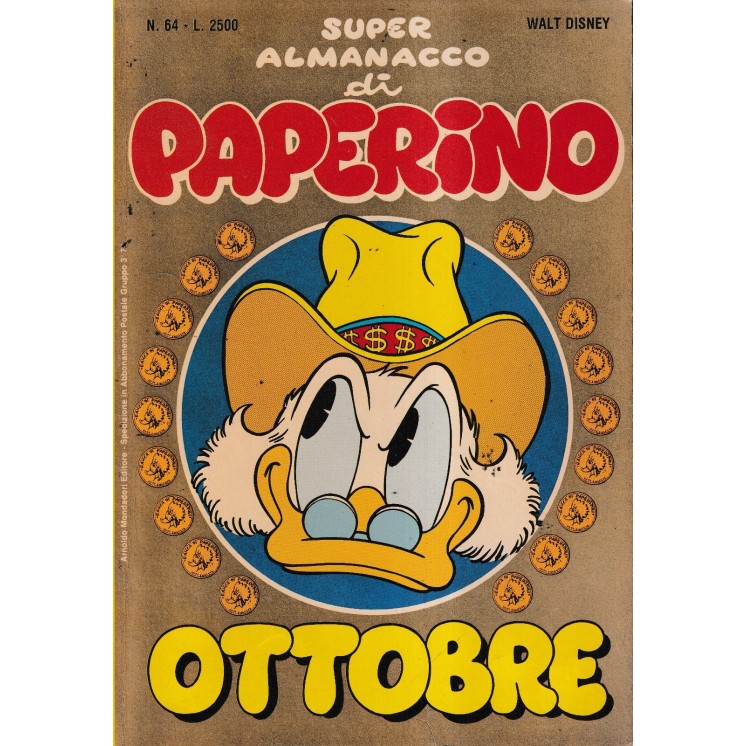 Super almanacco di Paperino 64 ottobre II serie di Disney ed. Mondadori FU06
