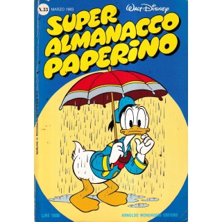 Super almanacco di Paperino 33 mar. '83 II serie di Disney ed. Mondadori FU12