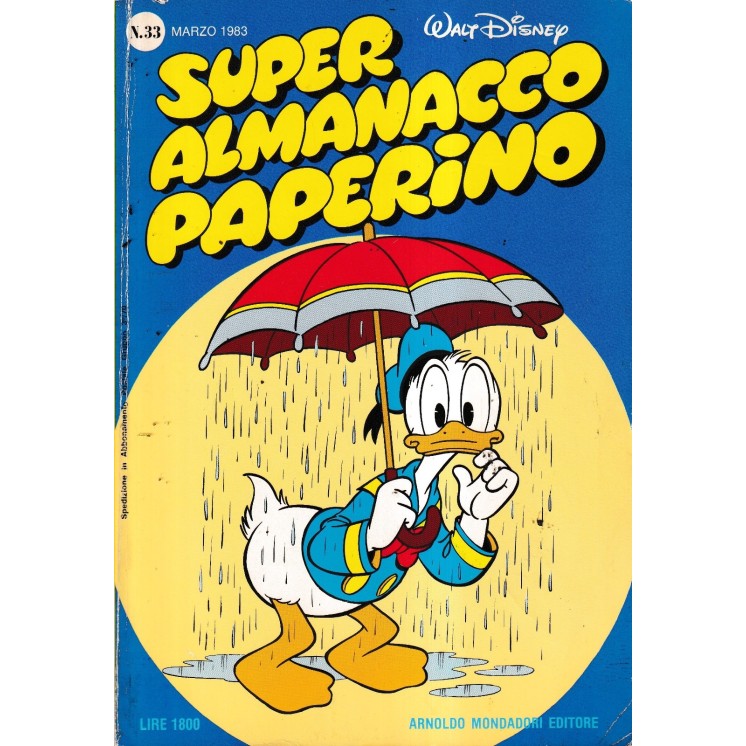 Super almanacco di Paperino 33 mar. '83 II serie di Disney ed. Mondadori FU12