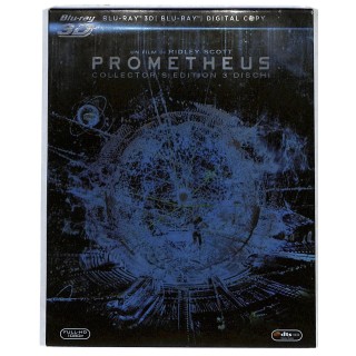 BLU-RAY Prometheus 3D collector ed. 3 dischi ITA usato ed. 20th Century Fox B74