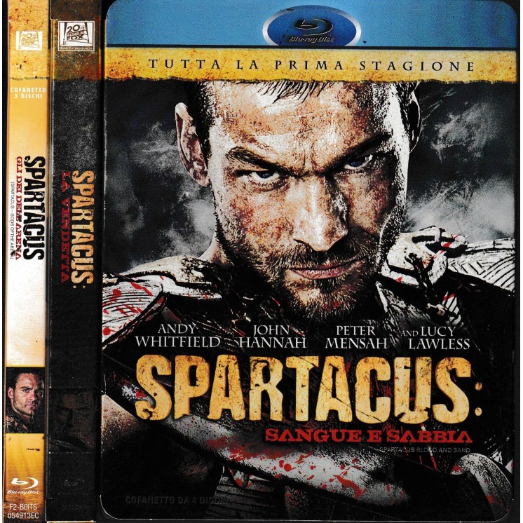 BLU-RAY Spartacus 1/2 + prequel ITA usato ed. 20th Century Fox B64