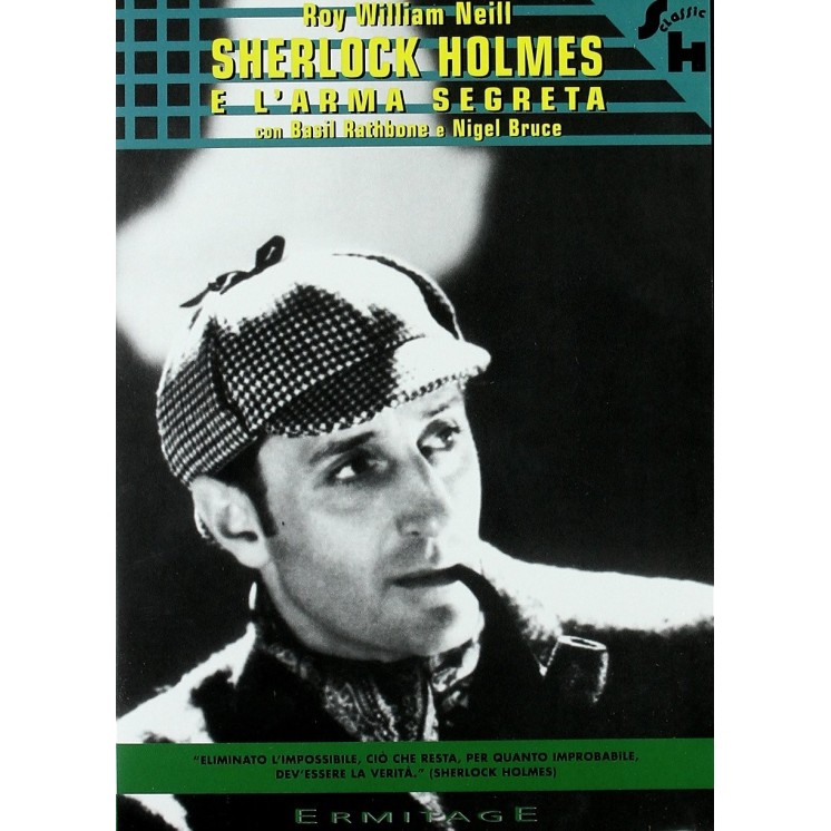DVD Sherlock Holmes e l'arma segreta ITA usato ed. Ermitage Cinema B81