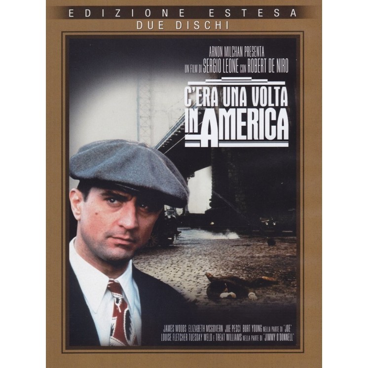 DVD C'era una volta in America ed. estesa 2 dischi ITA usato ed. Warner Bros B55