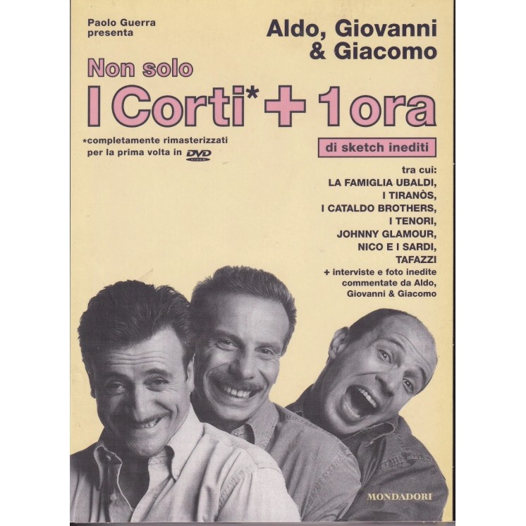 DVD Non solo i corti+ 1 ora + libro + 2 dischi ITA usato ed. Mondadori B55