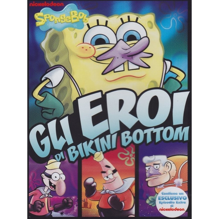 DVD Spongebob gli eroi di Bikini Bottom ITA usato ed. Paramount B55
