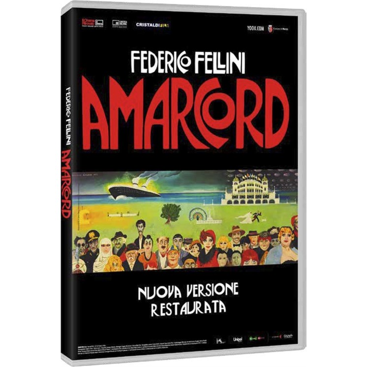 DVD Amarcord nuova versione restaurata ITA usato ed. Cecchi Gori B66
