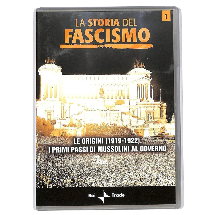DVD La storia del fascismo 1 ITA usato EDITORIALE ed. Rai Trade B81