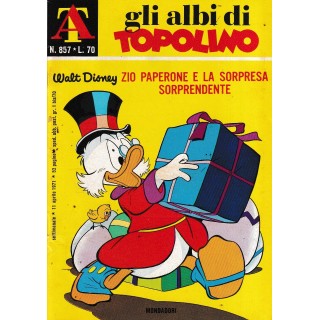 Albi di Topolino n. 857 zio Paperone e sorpresa sorprendente ed. Mondadori FU07
