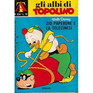 Albi di Topolino n. 824 zio Paperone e telecinesi ed. Mondadori FU07