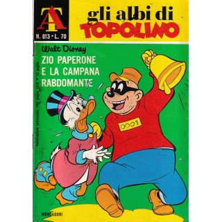 Albi di Topolino n. 813 zio Paperone e campana rabdomante ed. Mondadori FU07