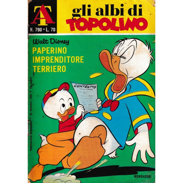 Albi di Topolino n. 790 Paperino imprenditore terriero ed. Mondadori FU07