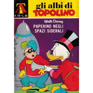 Albi di Topolino n. 741 Paperino negli spazi siderali ed. Mondadori FU07