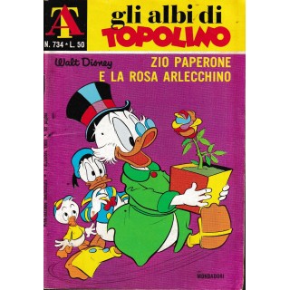 Albi di Topolino n. 734 zio Paperone e la rosa arlecchino ed. Mondadori FU07