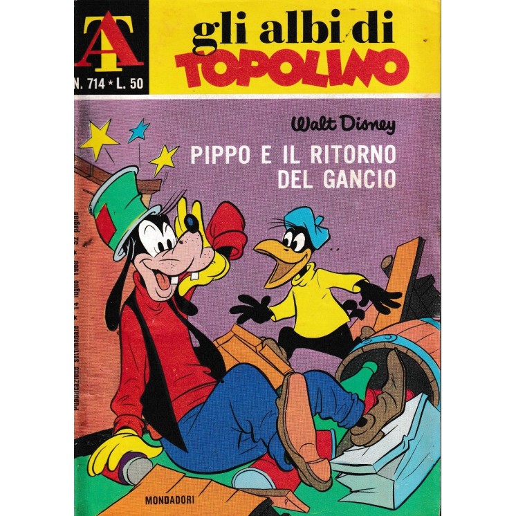 Albi di Topolino n. 714 Pippo e ritorno gancio ed. Mondadori FU07