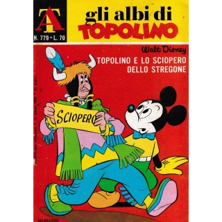 Albi di Topolino n. 779 Topolino e lo sciopero dello stregone ed. Mondadori FU07