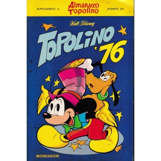 Supplemento Almanacco Topolino  231 Topolino '76 ed. Mondadori BO02