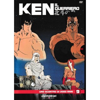 DVD Ken il guerriero 9 scontro 2000 anni ITA usato EDIT. ed. Gazzetta Sport B81