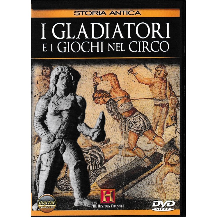 DVD Storia antica gladiatori ITA usato ed. Digital Adventure B81