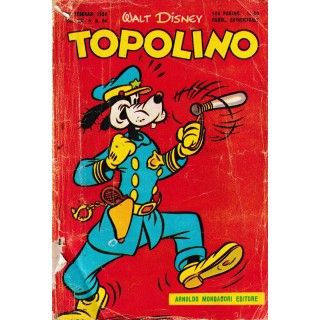 Topolino n.   84  originale feb 1954  ed. Walt Disney Mondadori