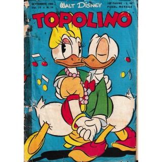 Topolino n.   19  originale set 1950  ed. Walt Disney Mondadori