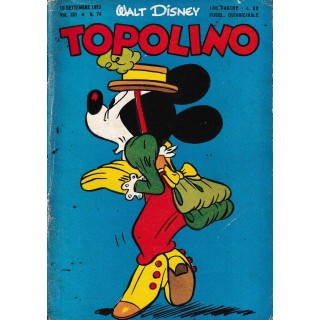 Topolino n.   74  originale set 1953  ed. Walt Disney Mondadori