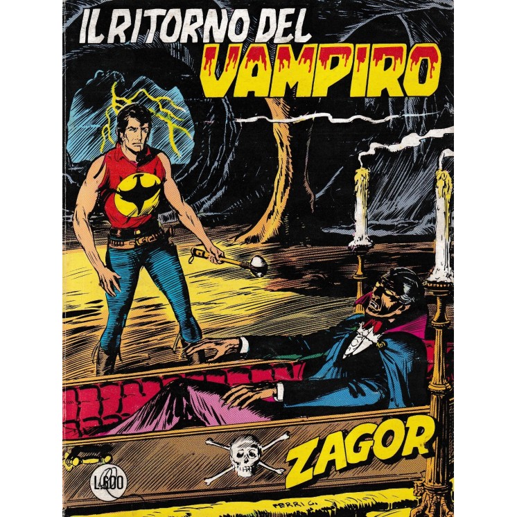 Zagor n. 238 il ritorno del vampiro di Nolitta ed. Bonelli
