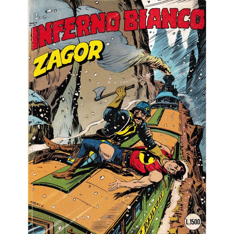 Zagor n. 319 inferno bianco di Nolitta ed. Bonelli