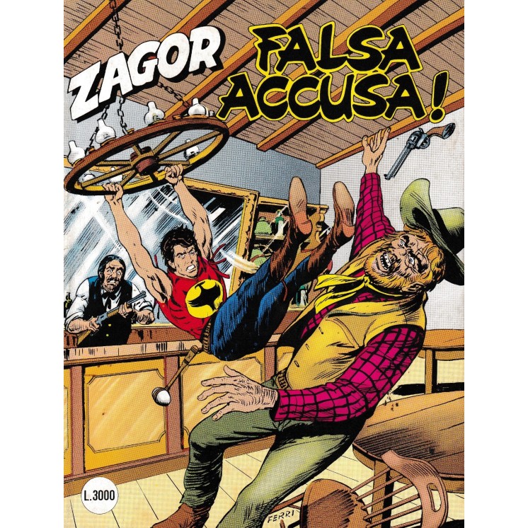 Zagor n. 424 falsa accusa di Nolitta ed. Bonelli