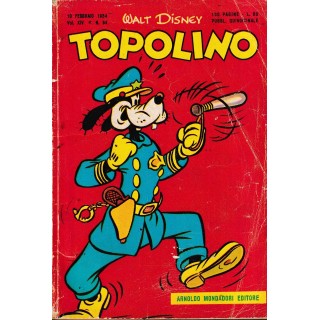 Topolino n.   84 originale feb 1954  ed. Walt Disney Mondadori BO08