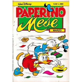 Paperino mese  69 marzo BROSSURATO ed. Mondadori FU25