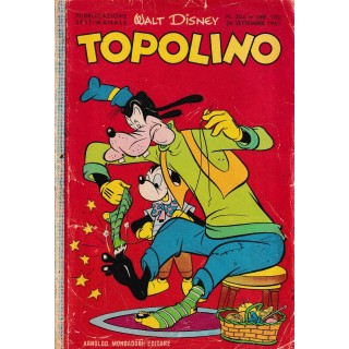 Topolino n.  304  originale set 1961   FIGURINE ed. Walt Disney Mondadori
