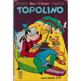 Topolino n.  377  originale feb 1963  FIGURINE ed. Walt Disney Mondadori