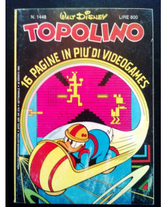 Topolino n.1448 inserto ATARI 28 agosto 1983 ed. Mondadori