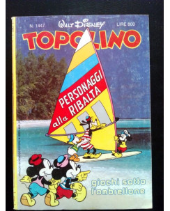 Topolino n.1447 21 agosto 1983 ed. Mondadori