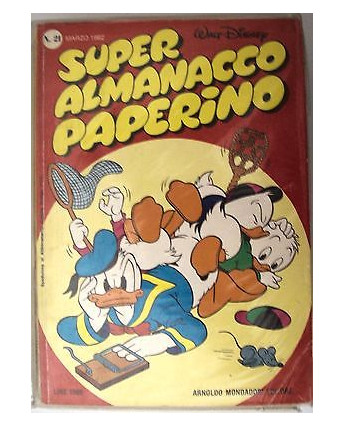 Super Almanacco Paperino  21 1982 di Walt Disney ed. Mondadori FU49