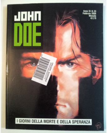 John Doe n.33 di Roberto Recchioni, Bartoli, Carnevale ed. Eura