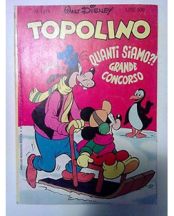 Topolino n.1311 11 gen 1981 ed. Mondadori