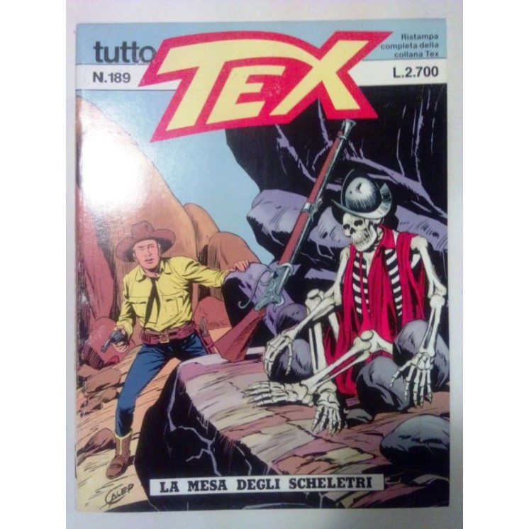 Tutto Tex n. 189 di Bonelli, Galep * ed Bonelli 1,20€