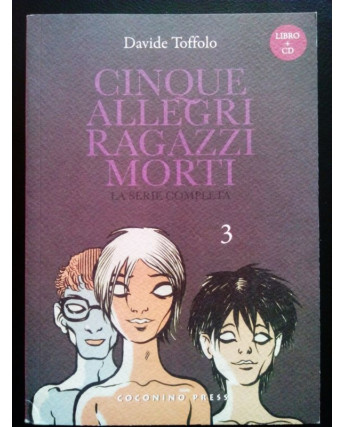 Cinque Allegri Ragazzi Morti n. 3 di Davide Toffolo con CD NUOVO FU17
