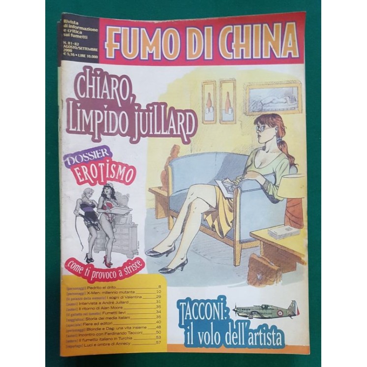 Fumo di China n. 81-82 X-Men, Valentina, Alan Moore, Tacconi, Annec...