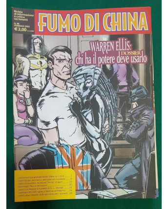 Fumo di China n. 98 W. Ellis, Enzo Jannacci, Tex e l'Erotismo, Alan Moore FU03