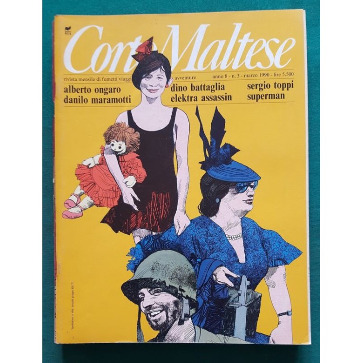 Corto Maltese Anno 8 n. 3 - Alberto Ongaro, Dino Battaglia, Sergio ...