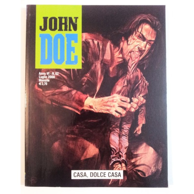 John Doe n.62 di Roberto Recchioni, Bartoli, Carnevale ed. Eura 1,50€