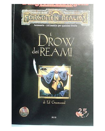 DUNGEON & DRAGON AVANCED: I Drow dei Reami - RARO!!! Forgotten Realms AD&D FU04