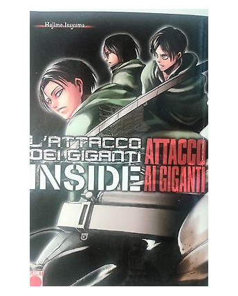 L'Attacco dei Giganti inside di Hajime Isayama NUOVO ed. Panini Comics