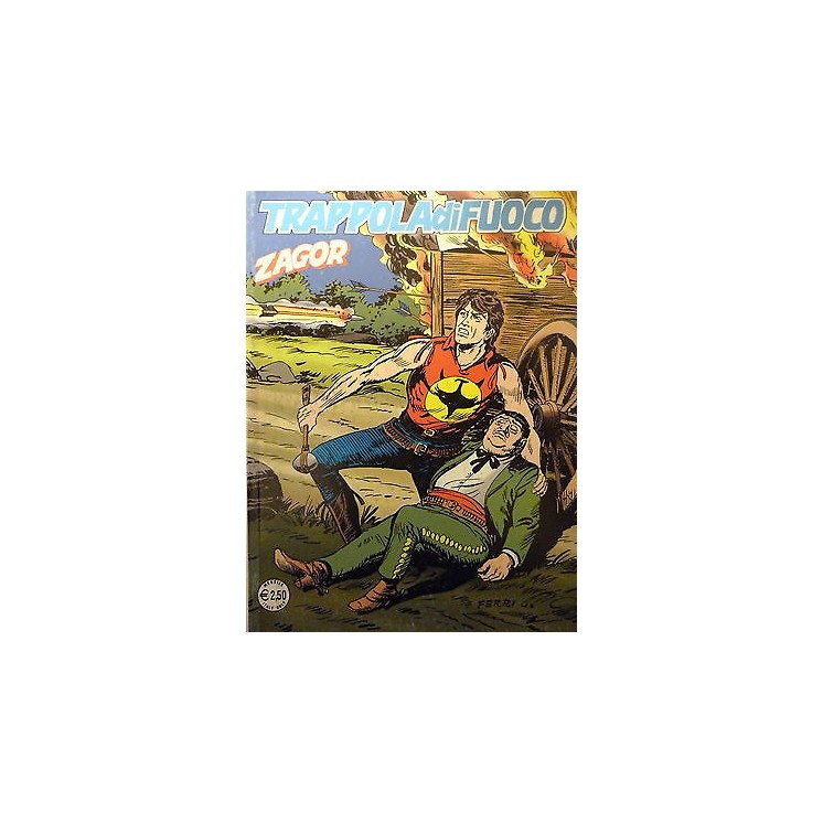 Zagor n.549 " Trappola di fuoco "  ed. Bonelli 1,50€