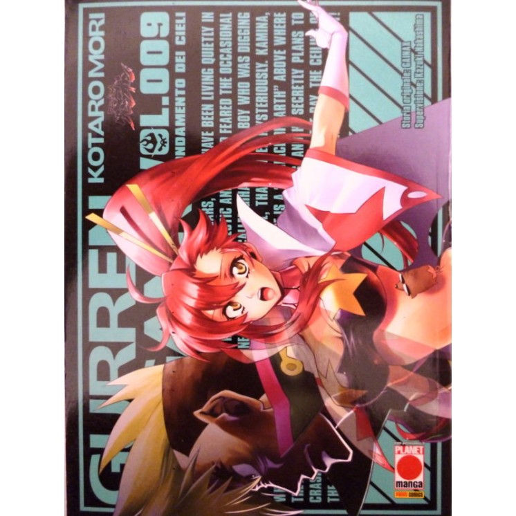 Gurren Lagann n. 9 di K. Mori, GAINAX, K.Nakashima SCONTO 20% 1a ed...